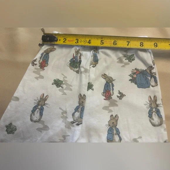 Pottery Barn Kids Pajama PANTS ONLY Peter Rabbit Toddler Size 3T Organic Cotton - Picture 6 of 11